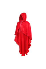 Daisy Corsets Velvet Hooded Ruffle Cape