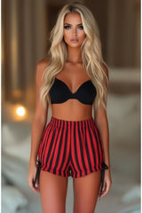 Daisy Corsets Red/Black Striped Bloomers
