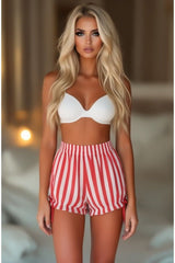 Daisy Corsets Red/White Striped Bloomers