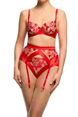 Dita Von Teese Rosabelle Sheer Bikini Panty Flame