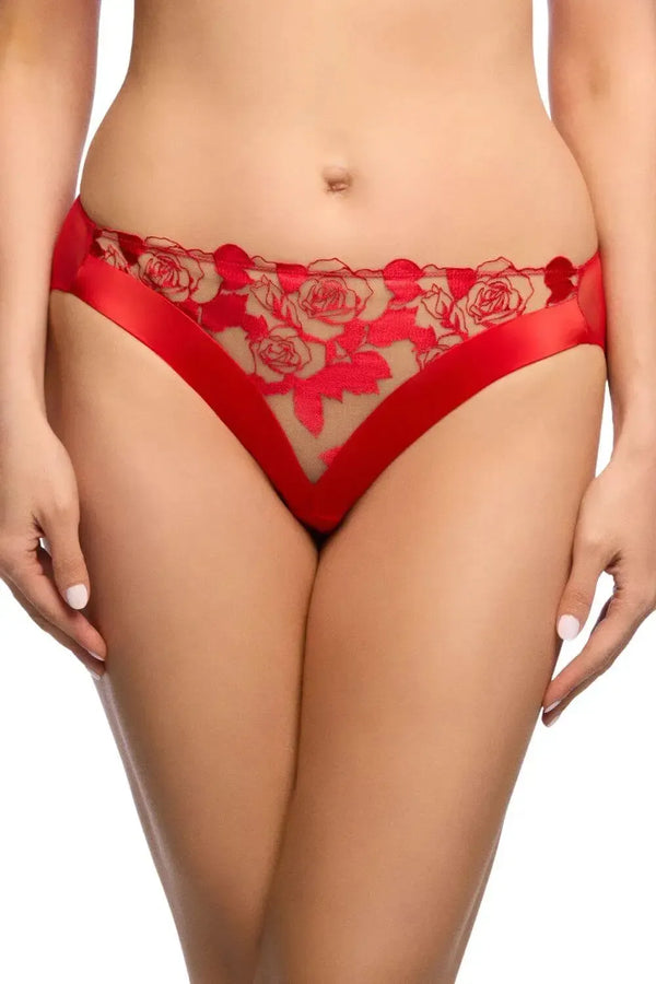 Dita Von Teese Rosabelle Sheer Bikini Panty Flame