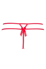 Axami Plus Size Rouge Glossy V-String