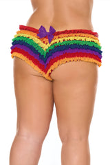 Coquette Queen Last Tango Booty Shorts Red