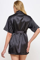 BeWicked Satin Getting Ready Robe