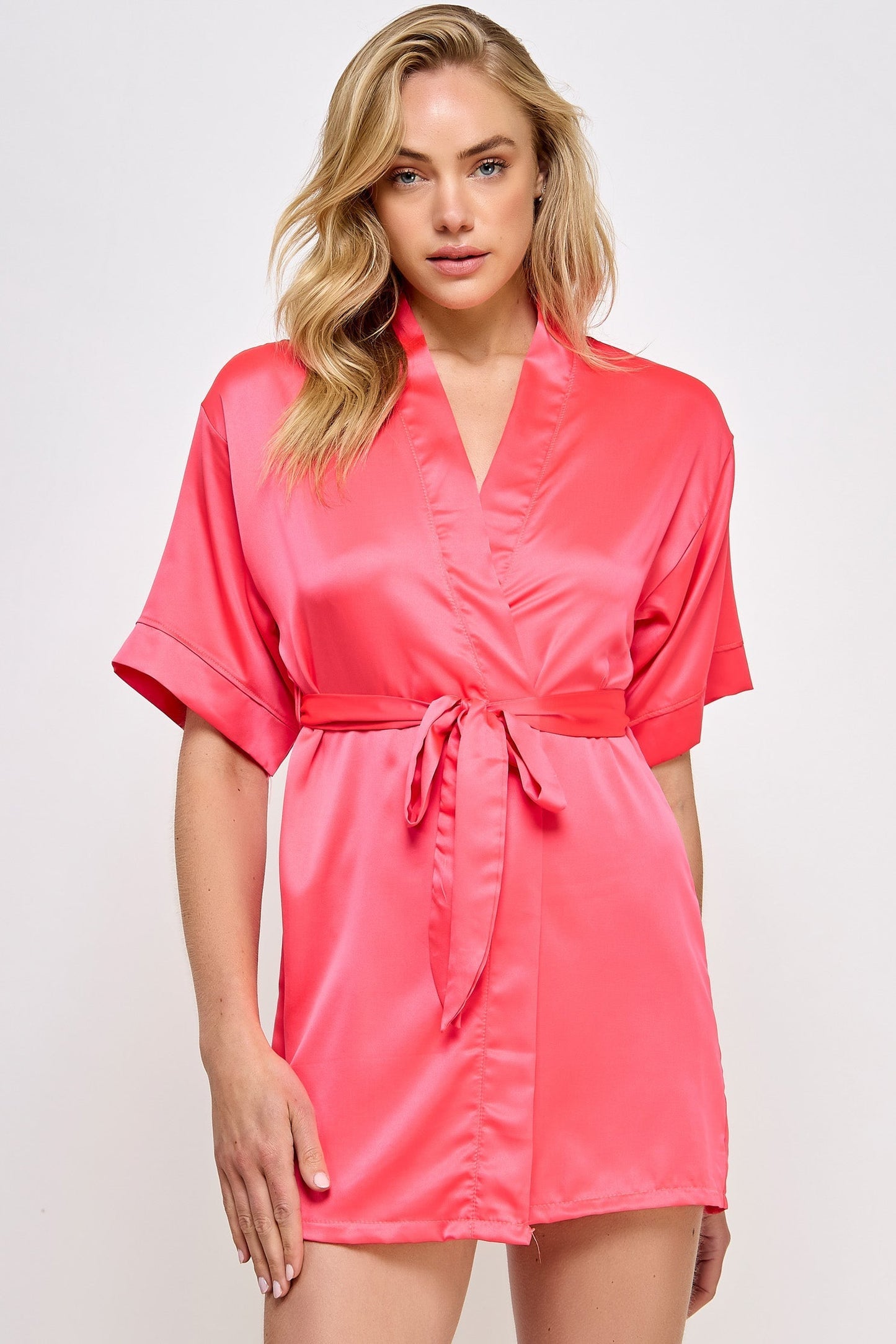 BeWicked Satin Getting Ready Robe