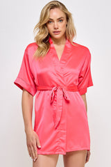 BeWicked Satin Getting Ready Robe