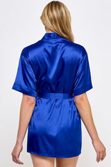 BeWicked Satin Getting Ready Robe