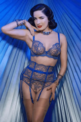Dita Von Teese Severine G-String Panty Cobalt