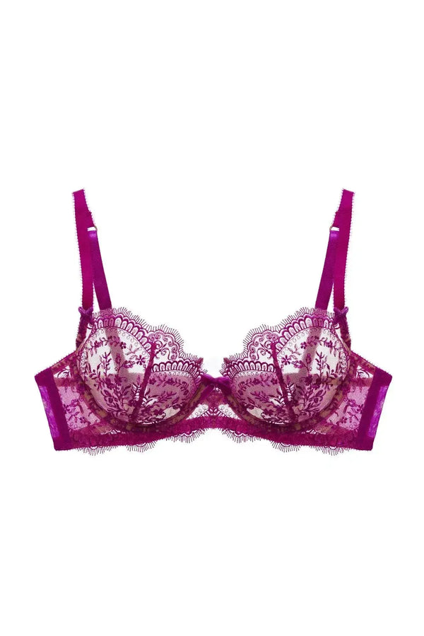 Dita Von Teese Severine Unlined Bra Rubine