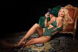 Coquette Sexy Green Lace Teddy