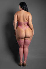 Fantasy Lingerie Sheer Lasting Impression Teddy Bodystocking