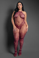 Fantasy Lingerie Sheer Our Moment Crotchless Bodystocking