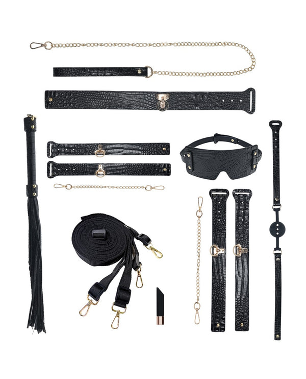 Ouch! Rome Collection Bondage Kit with Bag Set Black