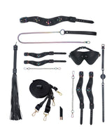 Ouch! Venice Collection Bondage Kit with Bag Set Black/Iridescent