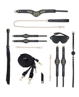 Ouch! London Collection Bondage Kit with Bag Set Black