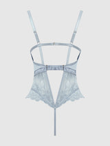Sienna Satin & Lace Wireless Teddy