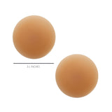 Neva Nude Yummy Skin Invisible Reusable Silicone Pasties - Mocha