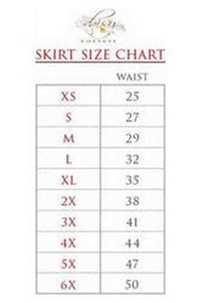 Daisy Corsets Silver Holo Skater Skirt