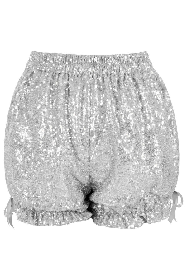 Daisy Corsets Silver Sequin Bloomers