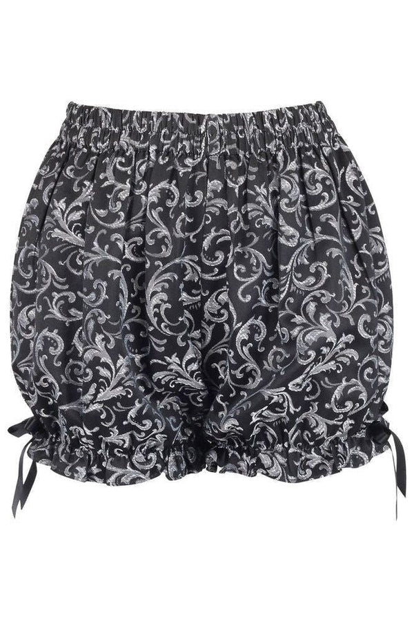 Daisy Corsets Silver/Black Brocade Bloomers