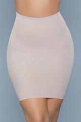 BeWicked Slimin' Shapewear Slip Skirt High Waist Beige