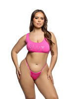 Roma Confidential Sporty Scoop Neck Crop Set