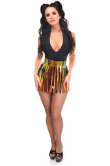 Sunset Holo Fringe Skirt - Daisy Corsets