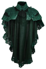 Daisy Corsets Tapered Velvet & Lace Capelet