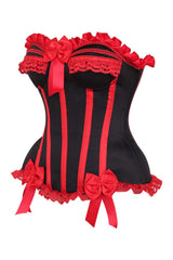 Daisy Corsets Top Drawer 2 PC Burlesque Steel Boned Corset & Bloomer Set
