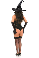 Top Drawer 3 PC Black Lace Witch Corset Costume - Daisy Corsets