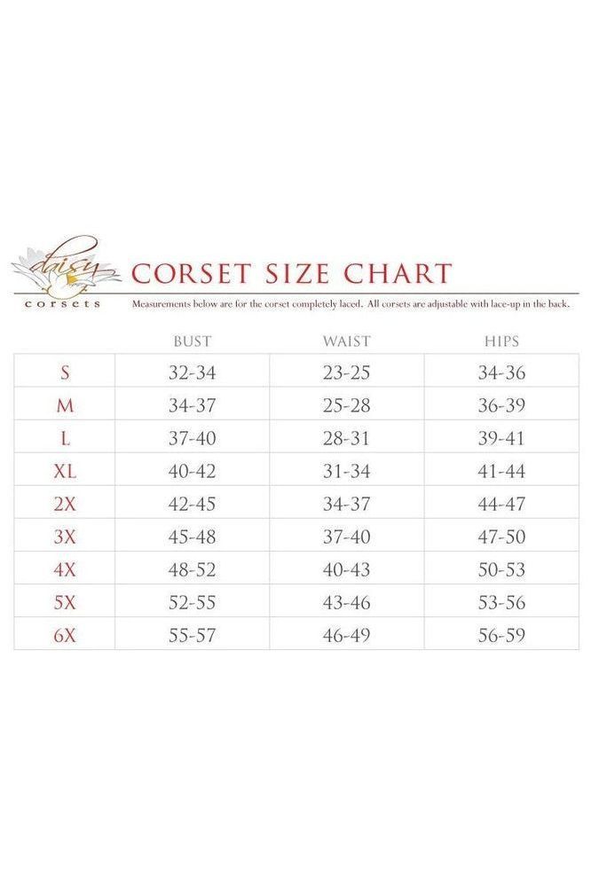 Top Drawer 3 PC Black Witch Corset Costume - Daisy Corsets