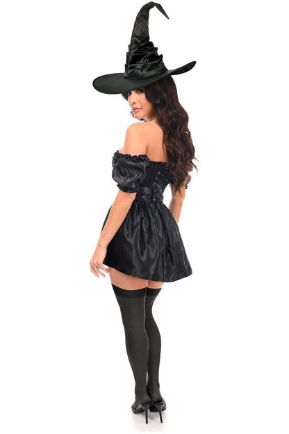 Top Drawer 3 PC Black Witch Corset Costume - Daisy Corsets