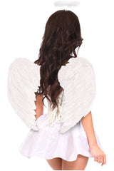 Top Drawer 3 PC Brocade Angel Corset Costume - Daisy Corsets