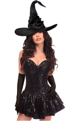 Top Drawer 3 PC Sequin Witch Corset Dress Costume - Daisy Corsets