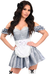 Top Drawer 3 PC Wonderland Seeker Corset Dress Costume - Daisy Corsets