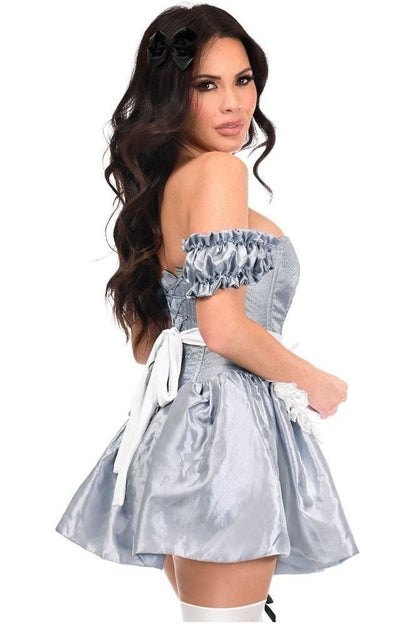 Top Drawer 3 PC Wonderland Seeker Corset Dress Costume - Daisy Corsets