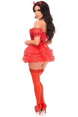 Top Drawer 4 PC Devil Corset & Tutu Costume