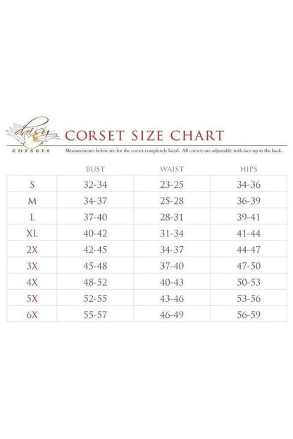 Top Drawer 4 PC Lt Pink Premium Pirate Corset Costume - Daisy Corsets