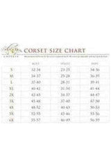 Top Drawer 4 PC Midnight Angel Corset Costume
