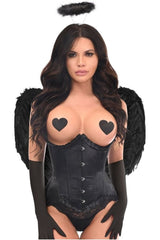 Top Drawer 4 PC Pin - Up Dark Angel Corset Costume - Daisy Corsets