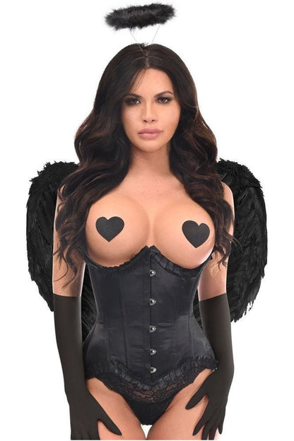 Top Drawer 4 PC Pin - Up Dark Angel Corset Costume - Daisy Corsets