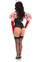 Top Drawer 4 PC Pin - Up Ladybug Corset Costume - Daisy Corsets