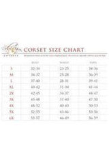 Daisy Corsets Top Drawer 4 PC Red Pin-Up Bunny Corset Costume