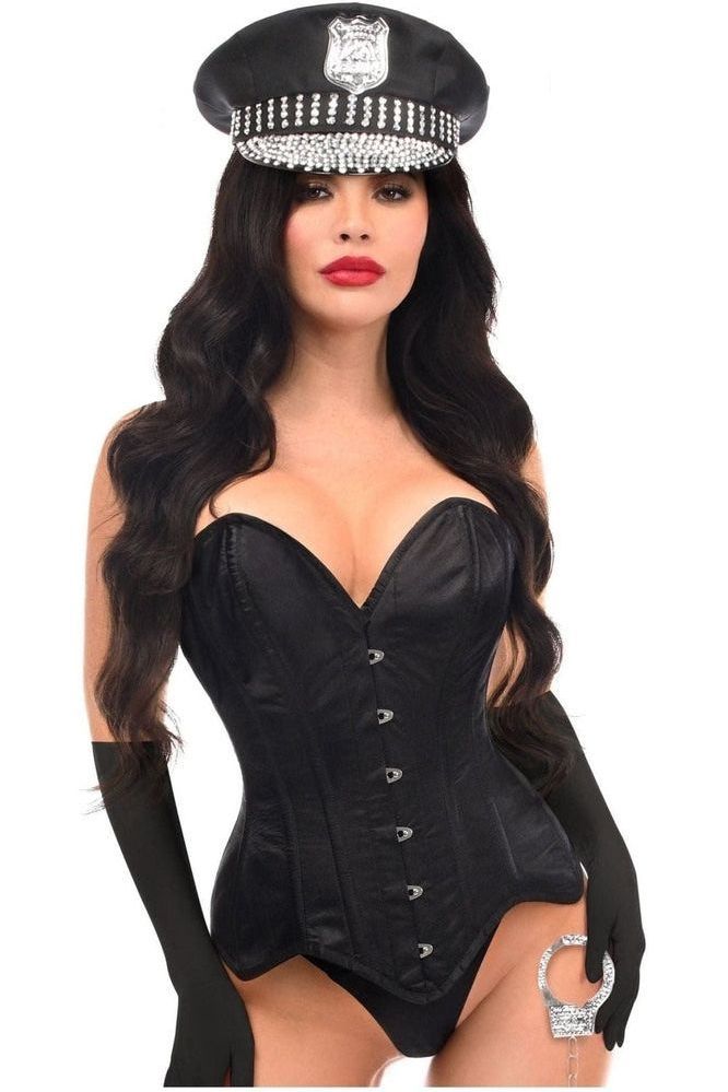 Daisy Corsets Top Drawer 4 PC Rhinestone Officer Corset Costume