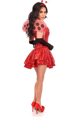 Top Drawer 4 PC Sequin Ladybug Corset Dress Costume - Daisy Corsets