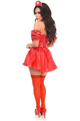 Top Drawer 4 PC Sexy Nurse Corset Costume - Daisy Corsets