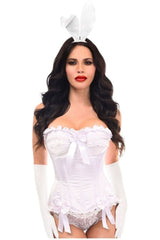 Daisy Corsets Top Drawer 4 PC Burlesque Bunny Corset Costume