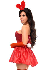 Top Drawer 5 PC Premium Red Bunny Corset Costume - Daisy Corsets