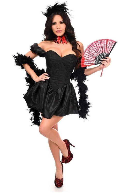 Top Drawer 5 PC Sexy Saloon Girl Corset Dress Costume - Daisy Corsets