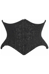 Daisy Corsets Top Drawer Brocade Double Steel Boned Mini Cincher Corset
